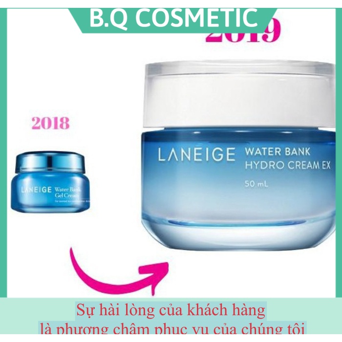 ✨KEM DƯỠNG LANEIGE WATER BANK HYDRO CREAM EX - mẫu mới - CẤP ẨM Ủ DA CĂNG MỌNG✨✨