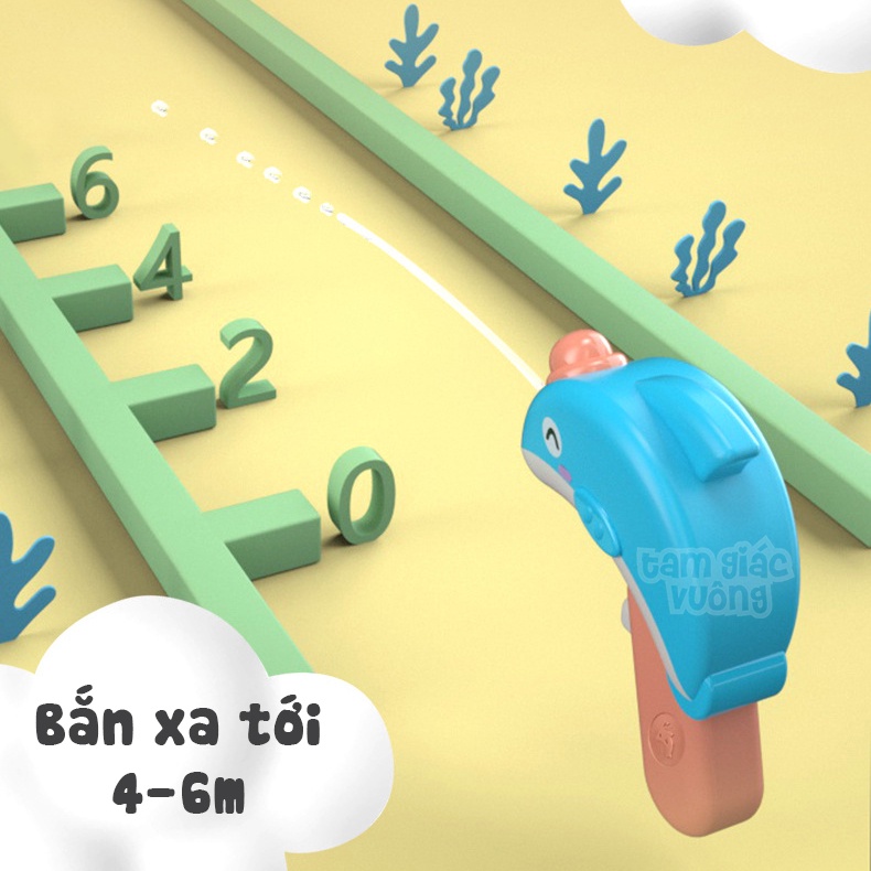 Súng bắn nước dễ thương ngộ nghĩnh nhiều màu sắc bắt mắt Súng phun nước đồ chơi cho bé