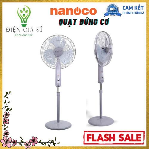 Quạt đứng cơ(CHÍNH HÃNG) Nanoco NSF1601G- không có remot