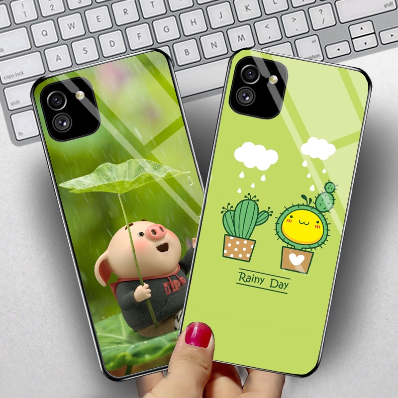 Ốp Lưng SAMSUNG GALAXY A03 mặt kính gương bóng