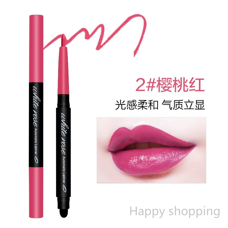 (Hàng Mới Về) Set 6 Chì Kẻ Viền Môi Dưỡng Ẩm Lâu Trôi Kèm Cọ Tiện Dụng | BigBuy360 - bigbuy360.vn