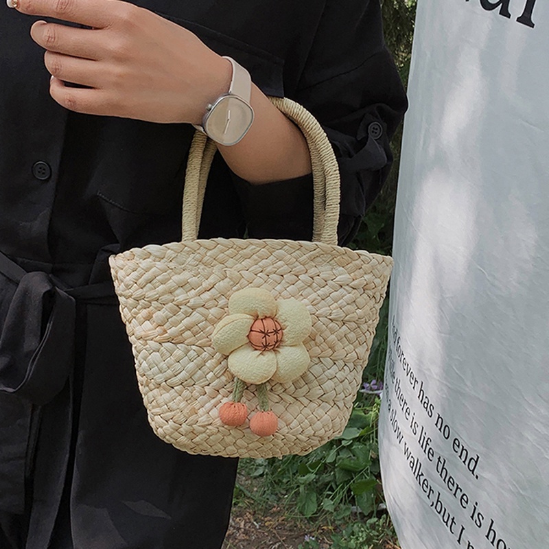 Túi Xách Cói Thời Trang Mùa Hè Hàn Quốc Chất Lượng Cao Cho Nữ