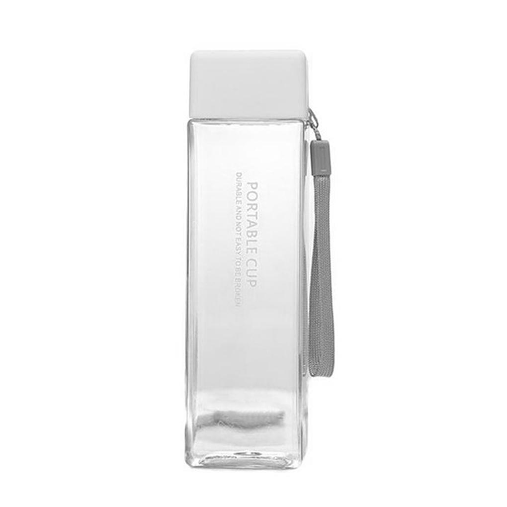 Bình Nước Thể Thao Dung Tích 450ml Màu Trắng Mờ / matte
