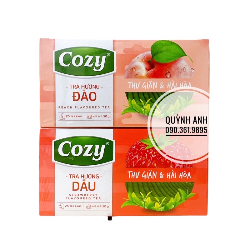 Trà Cozy túi nhúng 50g với đủ các loại hương