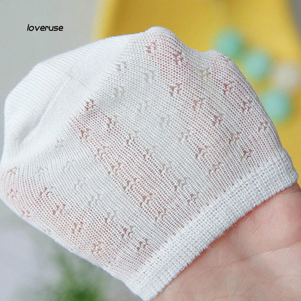 Set 5 Đôi Vớ Cotton Cổ Thấp Khoét Lỗ Thoáng Khí Thời Trang Mùa Hè Cho Bé