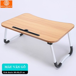 Bàn gấp mini có khe để Ipad - Điện thoại