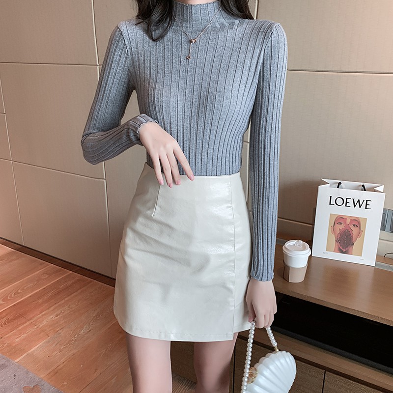 Áo Len Nữ Dài Tay Cổ Lọ Thời Trang Hàn | BigBuy360 - bigbuy360.vn