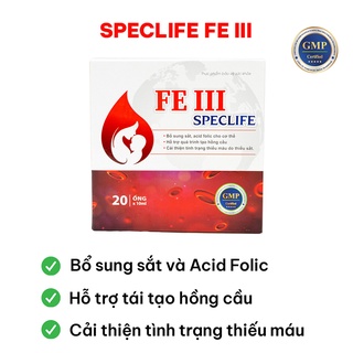 Thực phẩm bổ sung sắt fe iii speclife