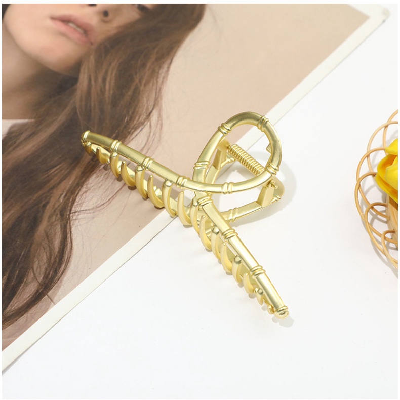 Kẹp tóc inox 11cm phong cách mới, kẹp tóc nữ kim loại nhiều mẫu mã