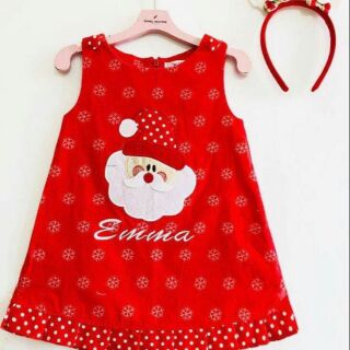 Đầm Noel chất ticker nhung sang chảnh, mềm mịn. Size 10-28kg cho bé gái diện noel nhé..................................