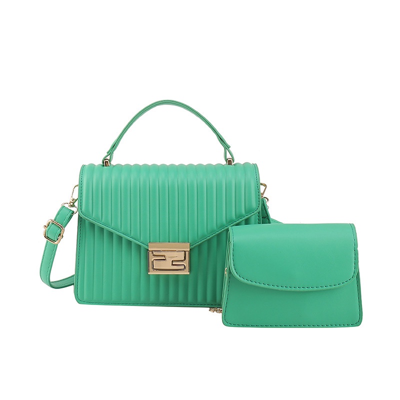 Túi Đeo Vai Một Bên Vai Xếp Ly Đơn Giản Cho Nữ