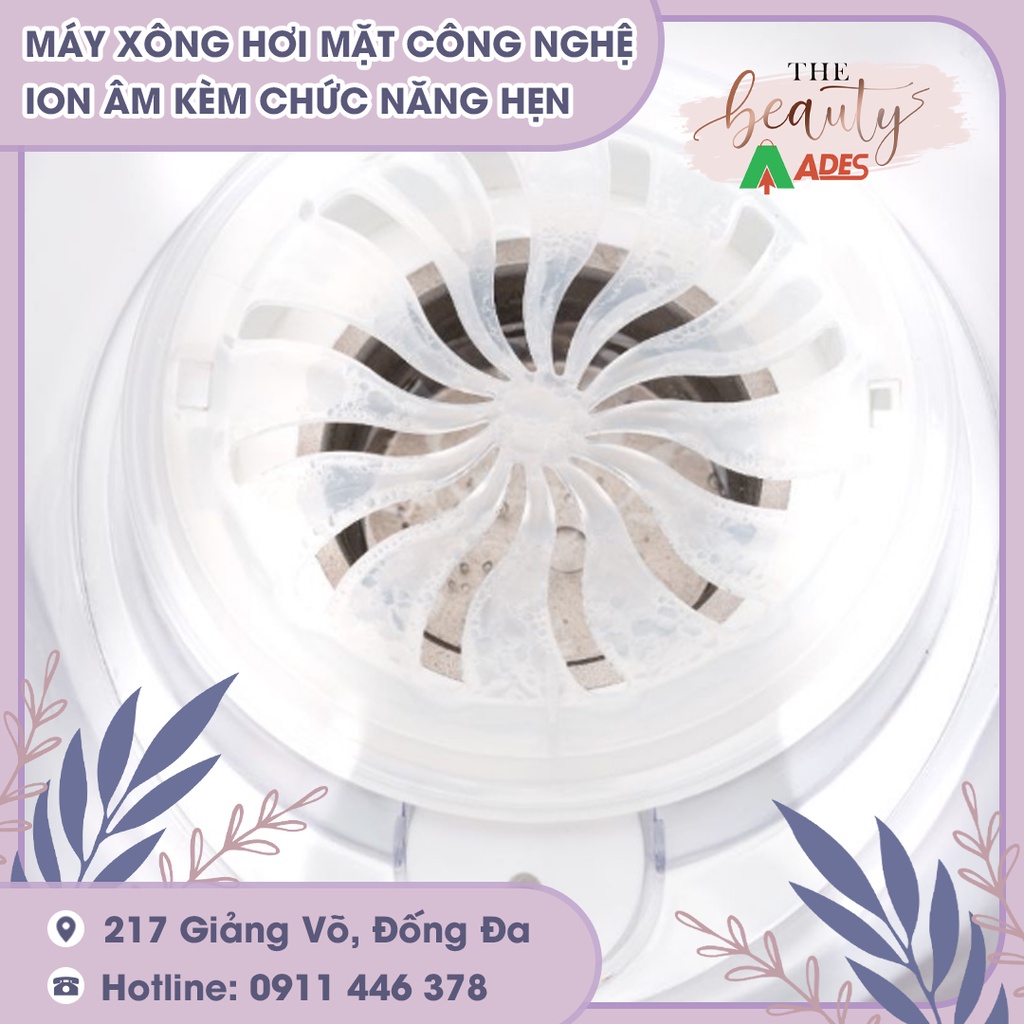 Máy xông hơi mặt công nghệ ion âm kèm chức năng hẹn giờ Rio FSTE2 - Chính hãng - 1 đổi 1 trong 12 tháng - NEW HOT 2022