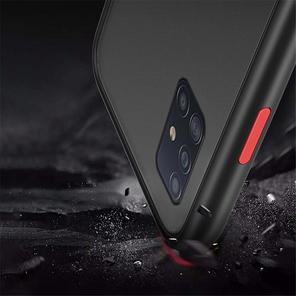 Ốp điện thoại trong suốt mặt nhám chống sốc cho Samsung Galaxy A51 | BigBuy360 - bigbuy360.vn