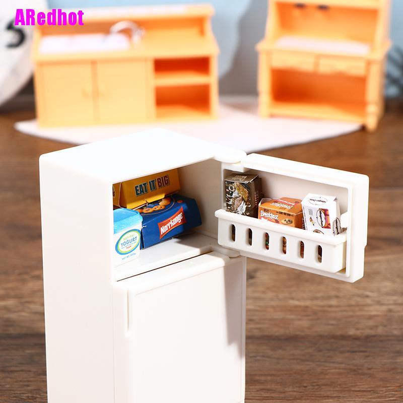 Bộ 16 Tủ Lạnh Mini Tỉ Lệ 1: 12 Trang Trí Nhà Búp Bê