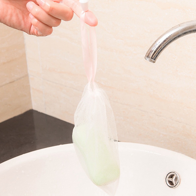 Túi lưới đựng tạo bọt xà phòng 2 lớp mềm mại tiện lợi