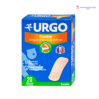 Băng cá nhân vải độ dính cao Urgo Durable