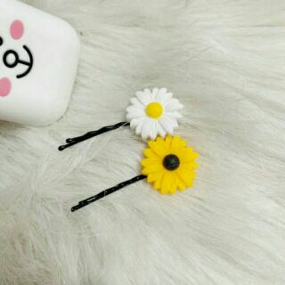 Cột / kẹp tóc hoa cúc nhiều màu