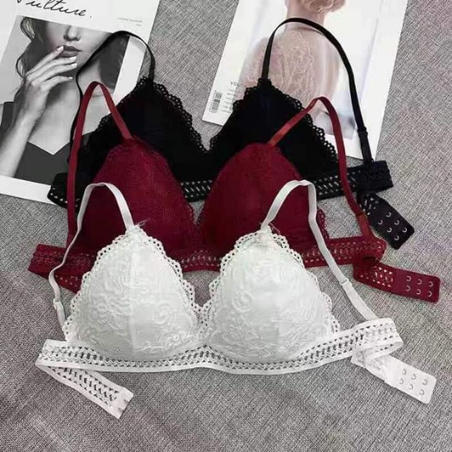 Áo Lót Nữ ❤️FREESHIP❤️ Áo Bra Ren Cao Cấp không gọng không đệm gợi cảm sexy quyến rũ - Bra 7311