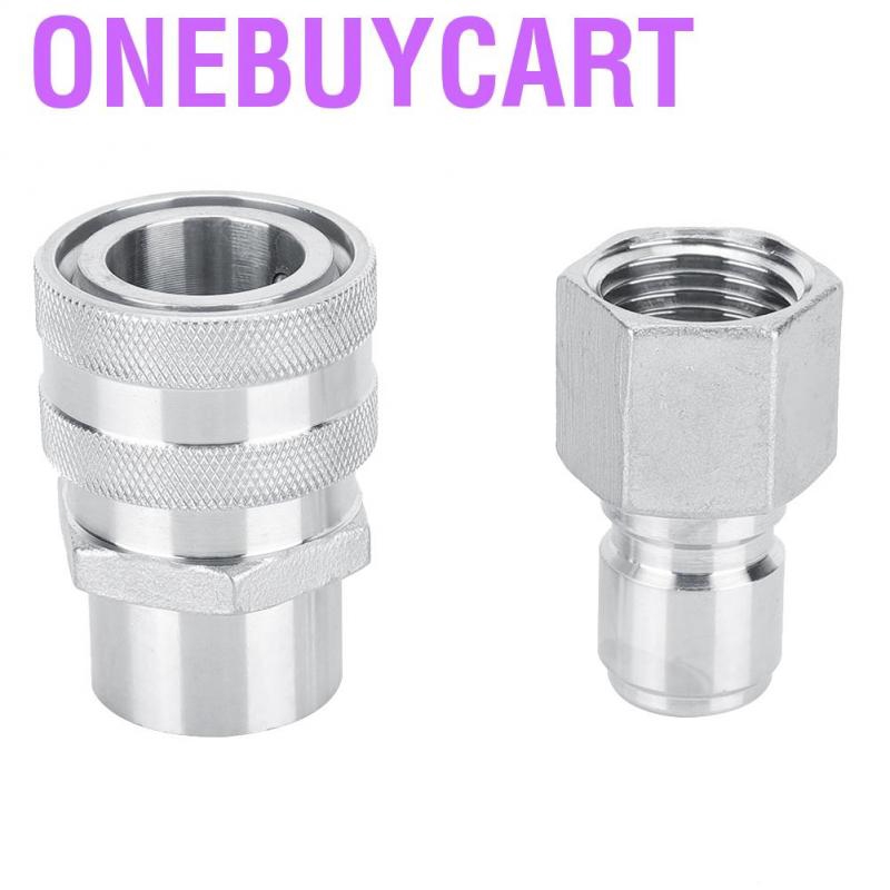 Đầu nối G1/2in tháo lắp nhanh chất liệu inox tiện dụng