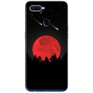 Ốp Lưng Oppo F9 - Mặt Trăng Đỏ