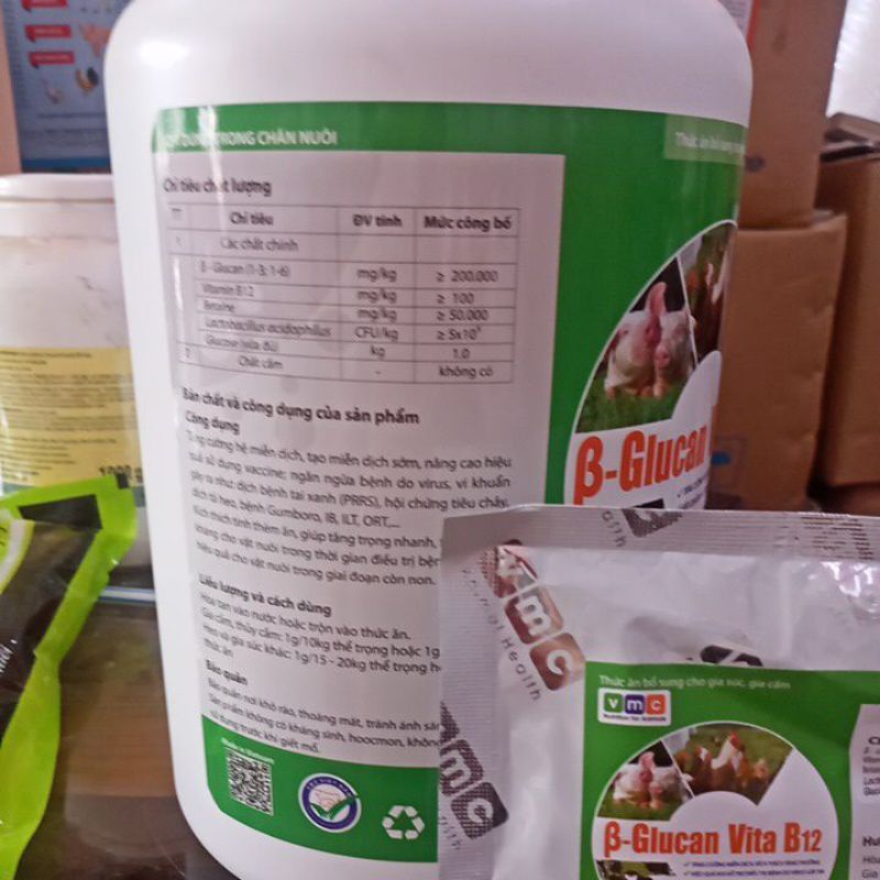 Kháng thể uống cho gà b-glucan vtm b12