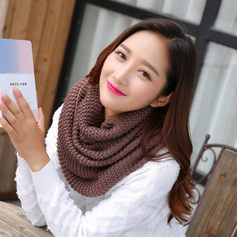 Khăn len Khăn ống mùa đông cuốn ấm áp KTT3 shop9k