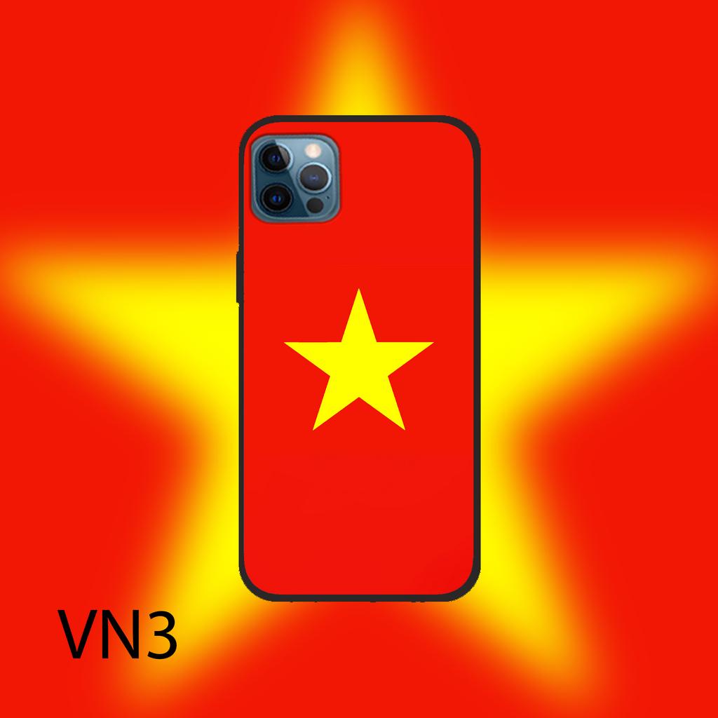 Ốp Iphone 13/13 Pro/13 Pro Max - 14/14 Pro/14 Plus/14 Pro Max in hình cờ đỏ sao vàng quốc huy quốc hiệu quốc kỳ việt nam