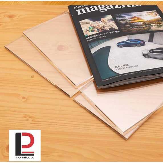 Giá mica trưng bày album ảnh, sách, tạp chí