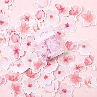 Bộ 45 sticker hoa Sakura anh đào ngọt ngào