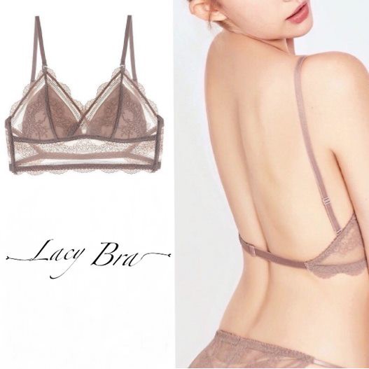 Áo Lót Bra Ren Tam Giác Đệm Mỏng Dây Mảnh Siêu Sexy Lacy Bra - AL29 - Hàng mới về