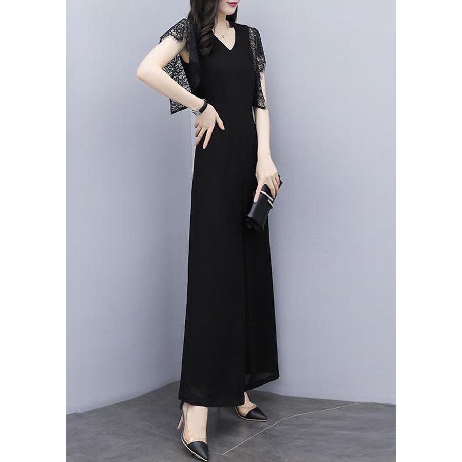 HÌNH THẬT – JUMSUIT DẠO PHỐ KIỂU JUMPSUIT CÔNG SỞ CỔ TIM TAY CÁNH TIÊN ROMI 3262
