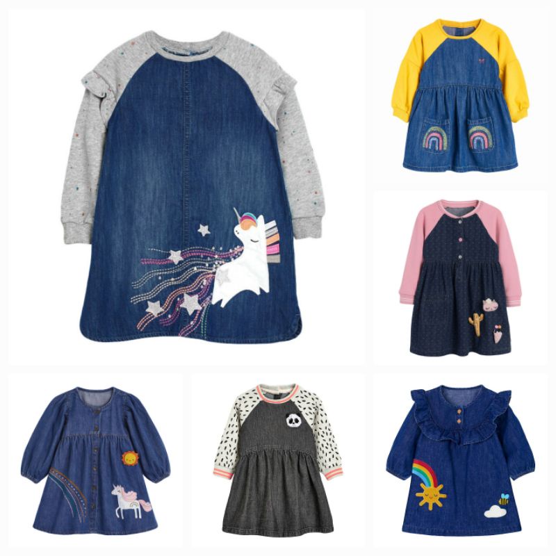 Váy bé gái Little maven săn sale giá tốt size 2 đến 7 tuổi