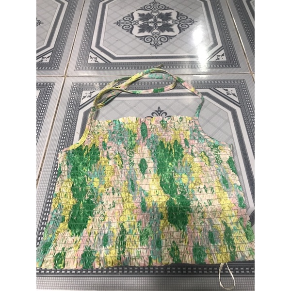 Pass Libe - Áo yếm màu xanh