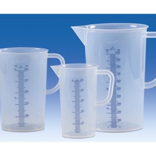 Ly Đong, Ca Đong Nhựa Có Vạch Chia Định Lượng Ml Mta-Mart Trong Suốt, Chịu Nhiệt Tốt (Đủ Size)