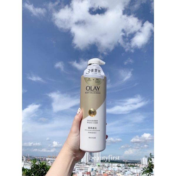 Sữa tắm Olay Vitamin C Optic Glow mới.