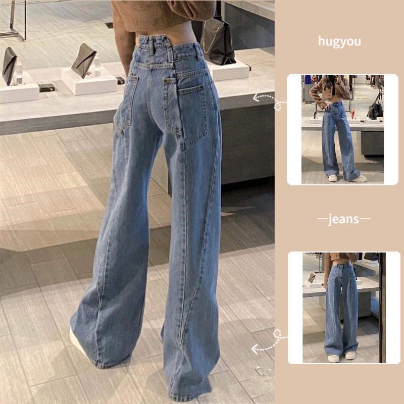 Quần Dài Ống Rộng Lưng Cao Tôn Dáng Hợp Thời Trang