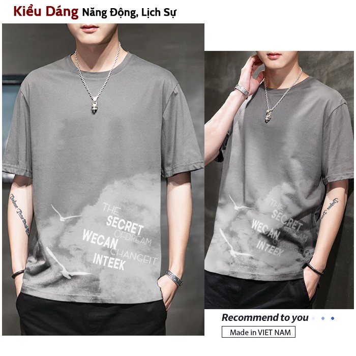 Áo thun nam 💖FREESHIP💖 Áo tay lỡ nam mã TT56.0 form rộng thể thao cộc tay đẹp mùa hè dáng ngắn tay đẹp co giãn tập gym | BigBuy360 - bigbuy360.vn