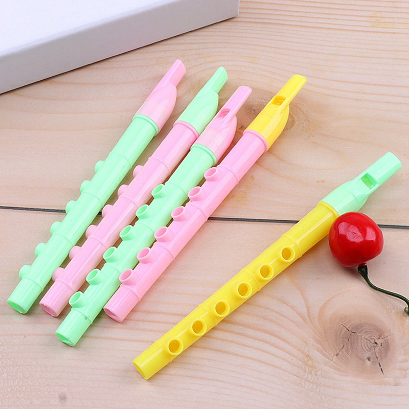 Ống sáo đồ chơi thiết kế 6 lỗ dạy học cho trẻ nhỏ