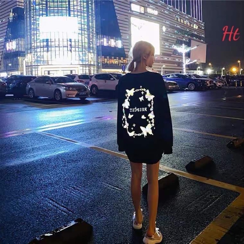 Áo thun dài tay bướm Res phản quang H26