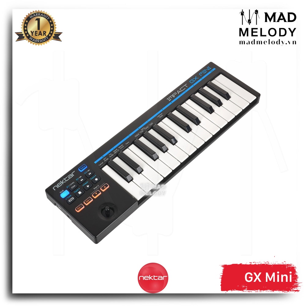 Nektar Impact GX Mini 25-Key USB MIDI Keyboard Controller