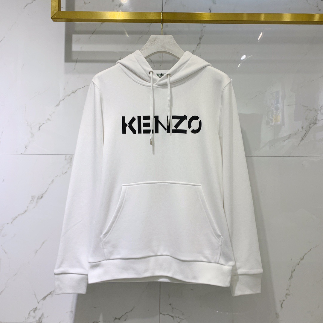 Kenz0 2020 fall-winter 2020 prints a new typeface logo for men in pure cotton hooded sweaters