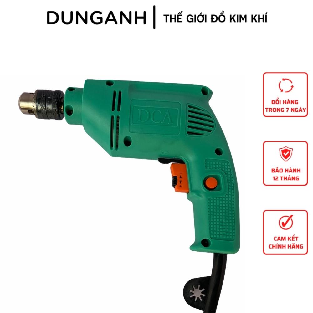 Máy khoan cầm tay Kim Khí Dung Anh, máy khoan bắn vít DCA - AJZ10A 300W chính hãng bảo hành 12 tháng