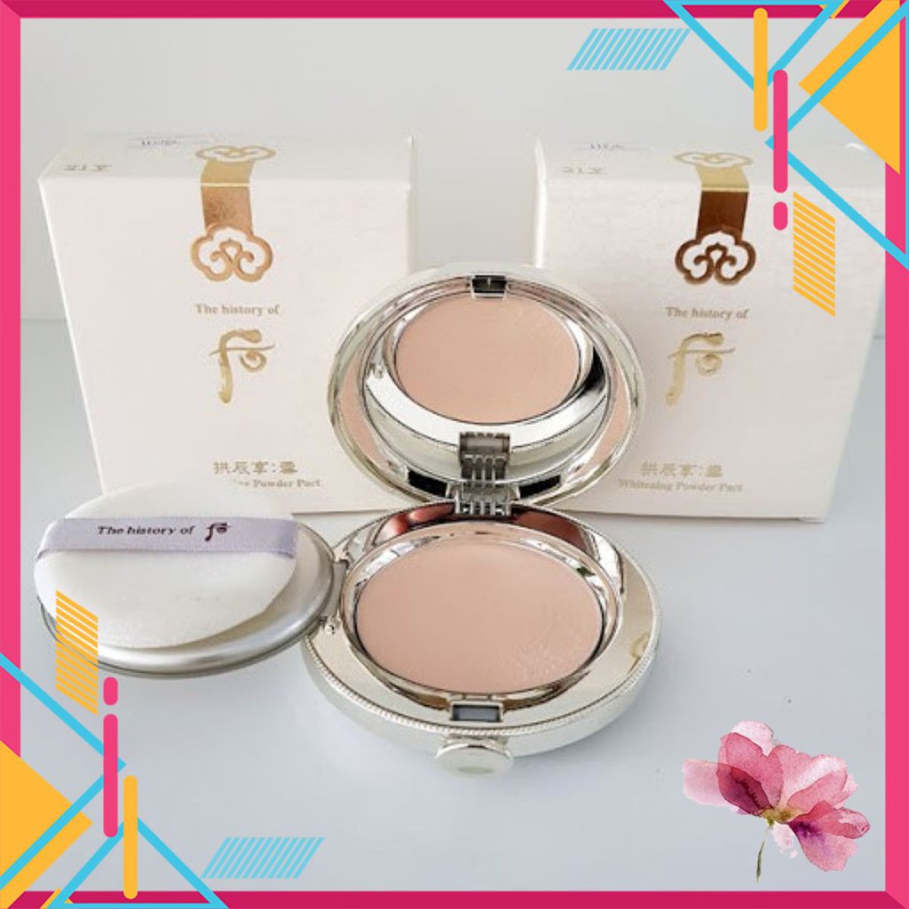 Phấn chống nắng dưỡng trắng Whoo Whittening Powder Pact SPF45/PA+++