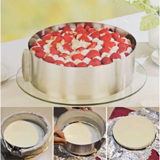 Khuôn Ring mousse tròn thay đổi kích cỡ