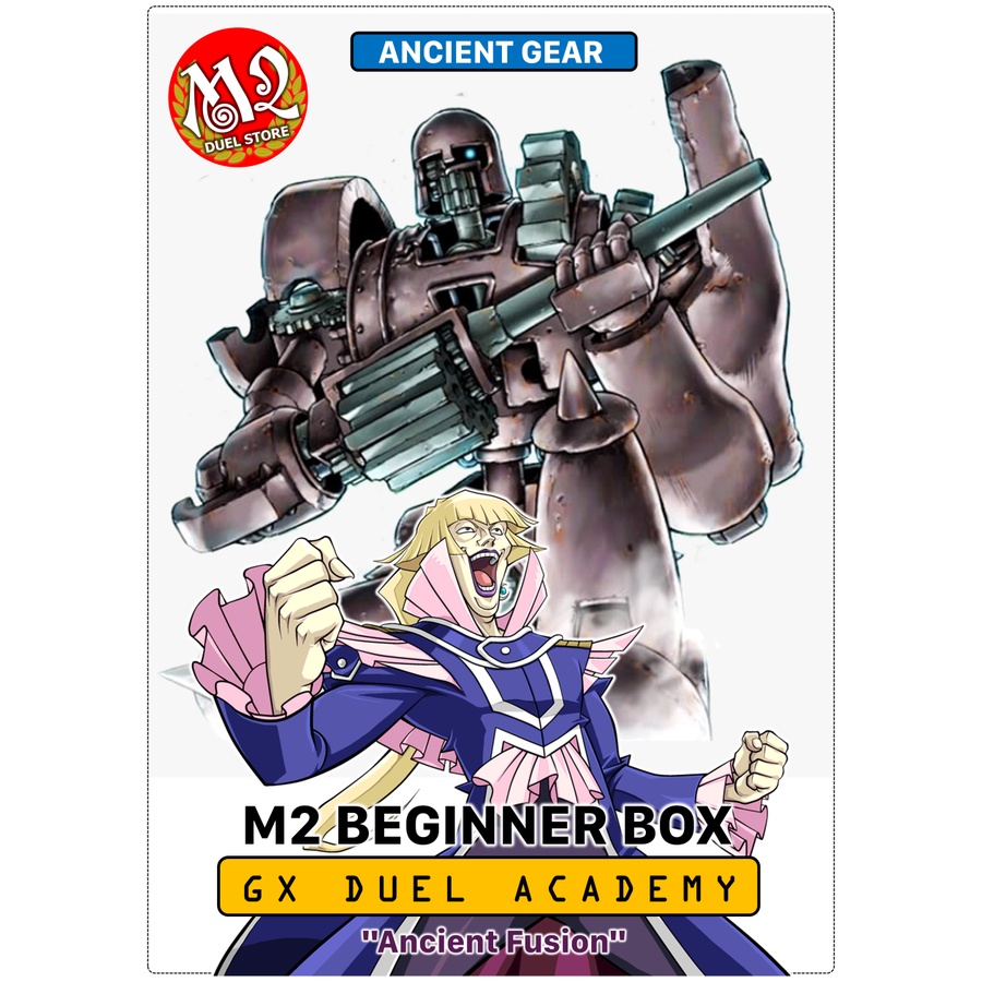 Hộp thẻ bài Yugioh M2 Beginner Box - GX DUEL ACADEMY Deck Speed Duel - Ancient Fusion