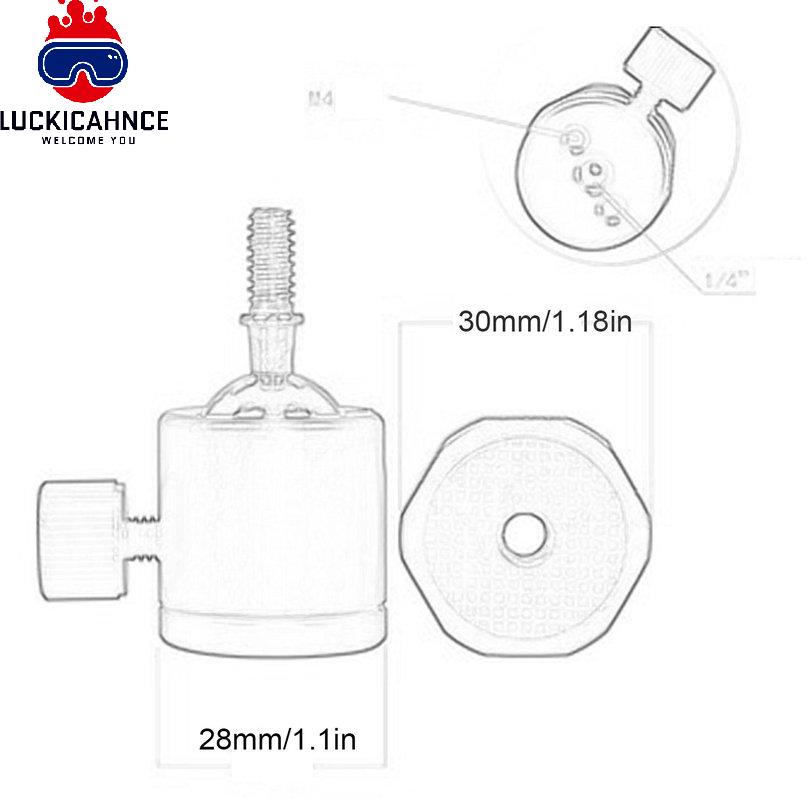 Đầu Bóng Bằng Hợp Kim Nhôm Xoay 360 Độ Cho Chân Máy Ảnh | BigBuy360 - bigbuy360.vn