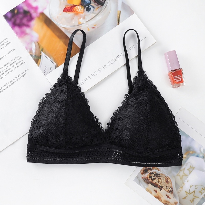 Áo Ngực Ren Không Gọng. Áo Lót Bra Ren Hoa Cúc Nhí Kiểu Áo Không Gọng hàng shop. | BigBuy360 - bigbuy360.vn