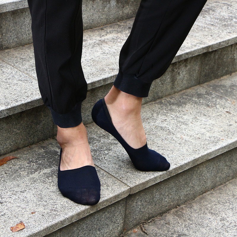 Combo 5 đôi tất lười có đệm cao su chống tuột gót phù hợp cả nam và nữ thông thoáng chống hôi chân