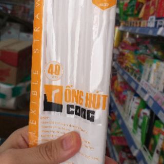 Ống Hút Cong 40 ống