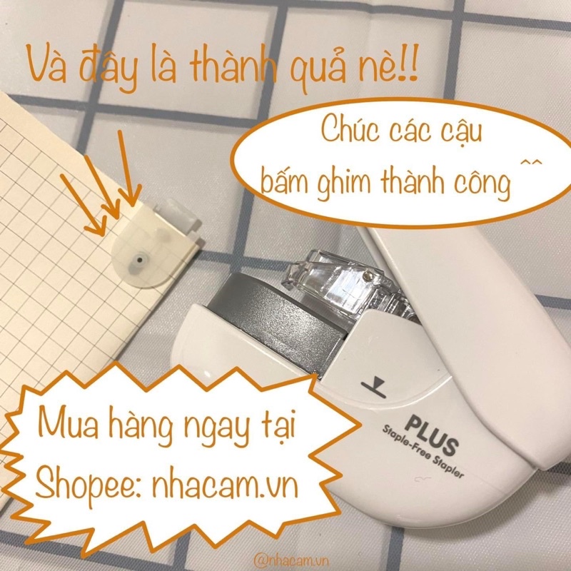 Ghim Bấm Không Dùng Ghim Plus Nhà Cam